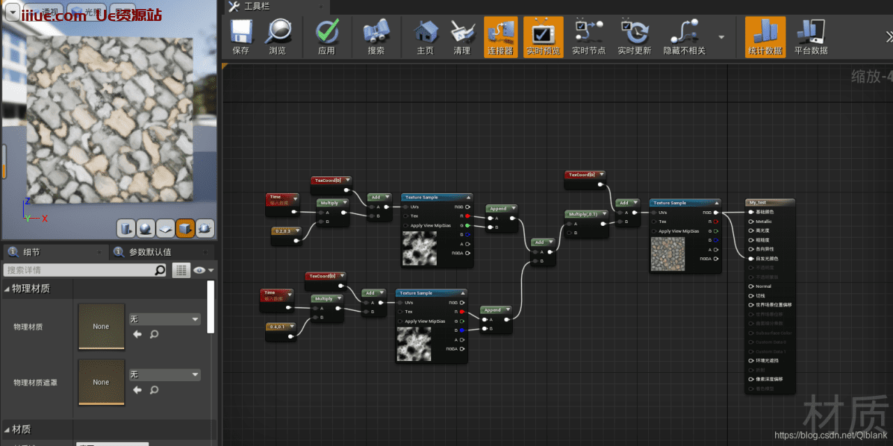 UE5上各种常见材质的制作方法 UE5上各种常见材质的制作方法