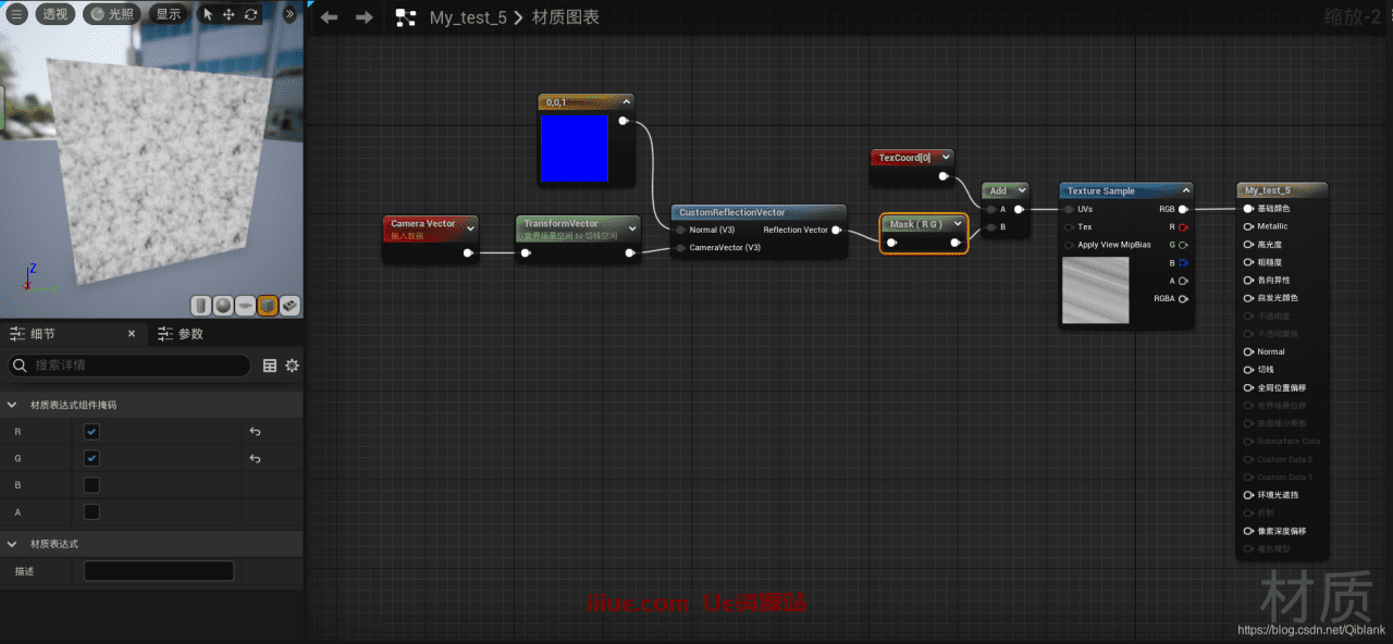 UE5上各种常见材质的制作方法 UE5上各种常见材质的制作方法