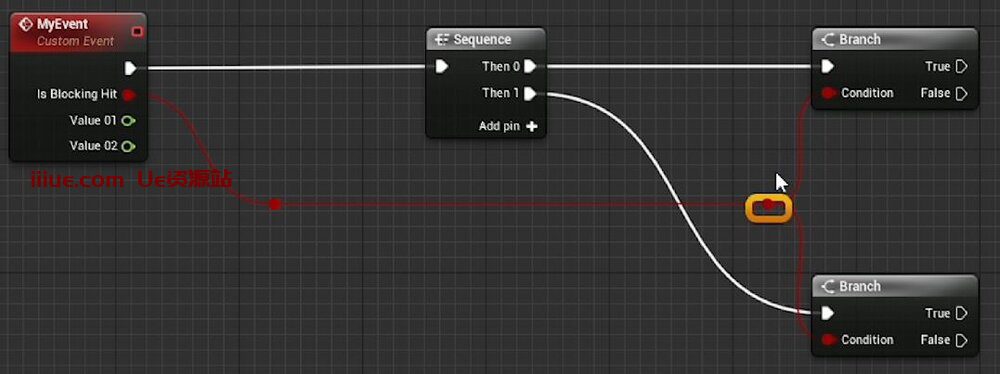 虚幻引擎的50个提高效率的技巧-#4重新路由节点 虚幻引擎的50个提高效率的技巧-#4重新路由节点