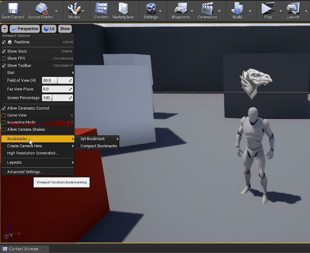 虚幻引擎的50个提高效率的技巧-快速开发技巧 #13 UE4 - 存储的摄像机位置 虚幻引擎的50个提高效率的技巧-快速开发技巧 #13 UE4 - 存储的摄像机位置