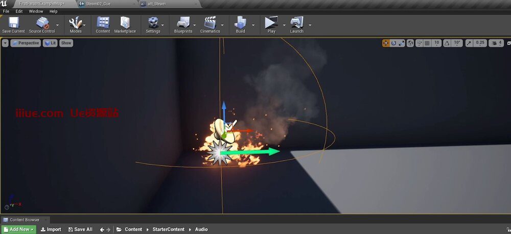 虚幻引擎的50个提高效率的技巧-快速开发提示 #16 UE4 - 从视口预览音频 虚幻引擎的50个提高效率的技巧-快速开发提示 #16 UE4 - 从视口预览音频