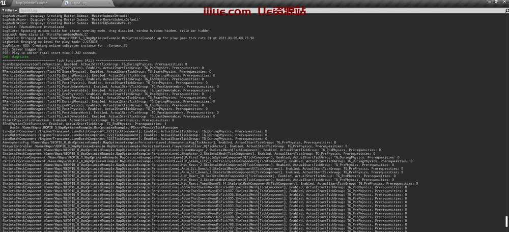 虚幻引擎的50个提高效率的技巧-快速开发提示 #20 UE - 优化:转储 虚幻引擎的50个提高效率的技巧-快速开发提示 #20 UE - 优化:转储