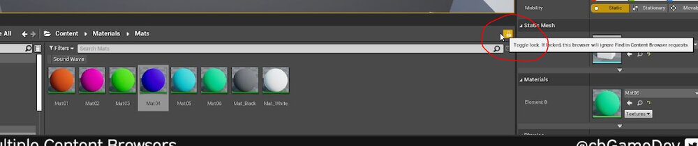 虚幻引擎的50个提高效率的技巧-快速开发提示 #27 UE - 多内容浏览器 虚幻引擎的50个提高效率的技巧-快速开发提示 #27 UE - 多内容浏览器