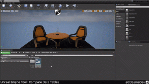 unreal虚幻引擎数据表比较工具