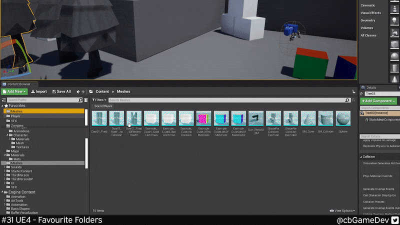 虚幻引擎的50个提高效率的技巧-快速开发提示 #31 UE - 收藏夹 虚幻引擎的50个提高效率的技巧-快速开发提示 #31 UE - 收藏夹