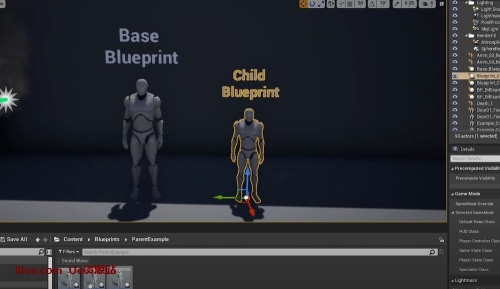 虚幻引擎的50个提高效率的技巧-快速开发提示 #43 UE4 / UE5 – 快速导航到蓝图父级