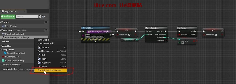 快速开发提示 #52 UE4 / UE5 - 事件到函数 / 函数到事件 快速开发提示 #52 UE4 / UE5 - 事件到函数 / 函数到事件