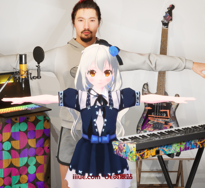 用虚幻引擎ue5进行直播中用快捷键一键切换直播中的角色(蓝图)