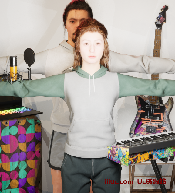 用虚幻引擎ue5进行直播中用快捷键一键切换直播中的角色(蓝图)