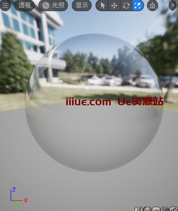 UE5很有质感有反光的玻璃材质蓝图