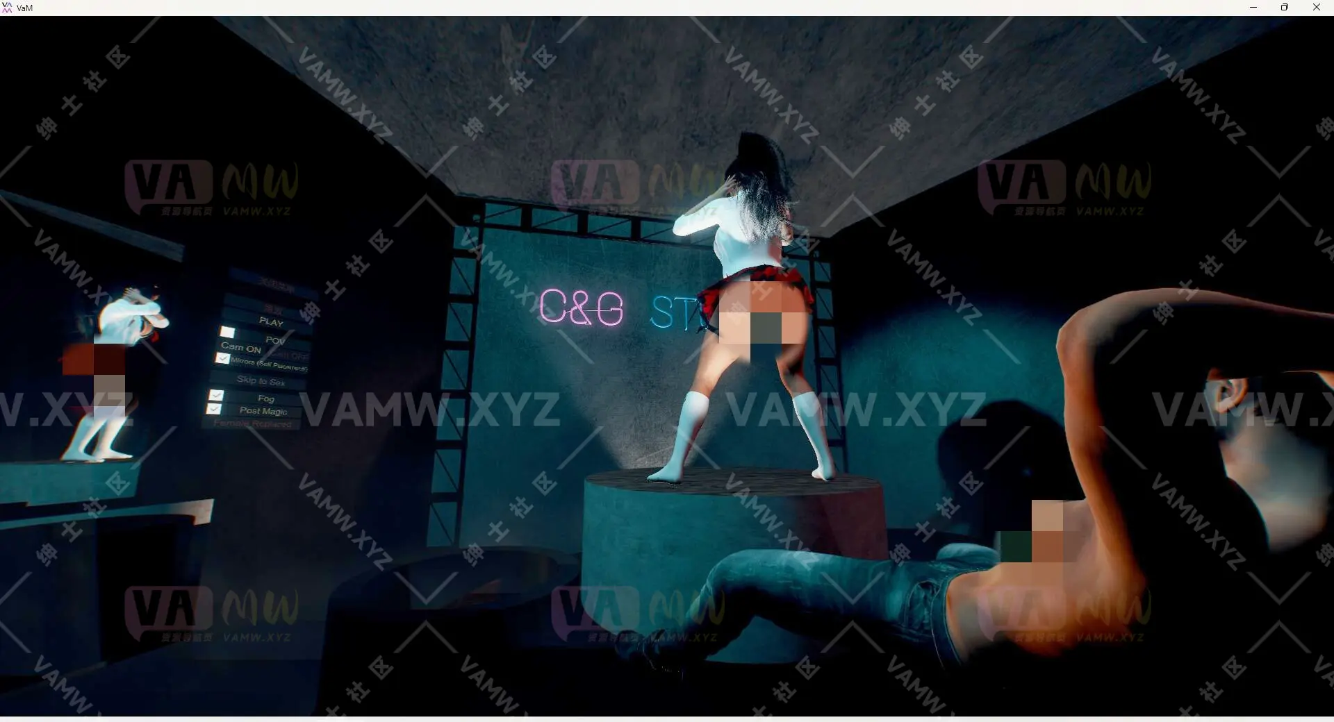 [VAM场景]真实女友游戏 舞摇场景C&G-STUDIO.Look_At_This_Butt.1