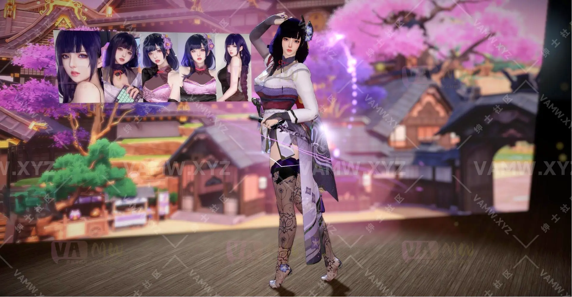 [VAM人物]真实女友游戏 元神 雷电将军 Dnaddr.Lei__RaidenShogun_v2_P_25_3_14.1