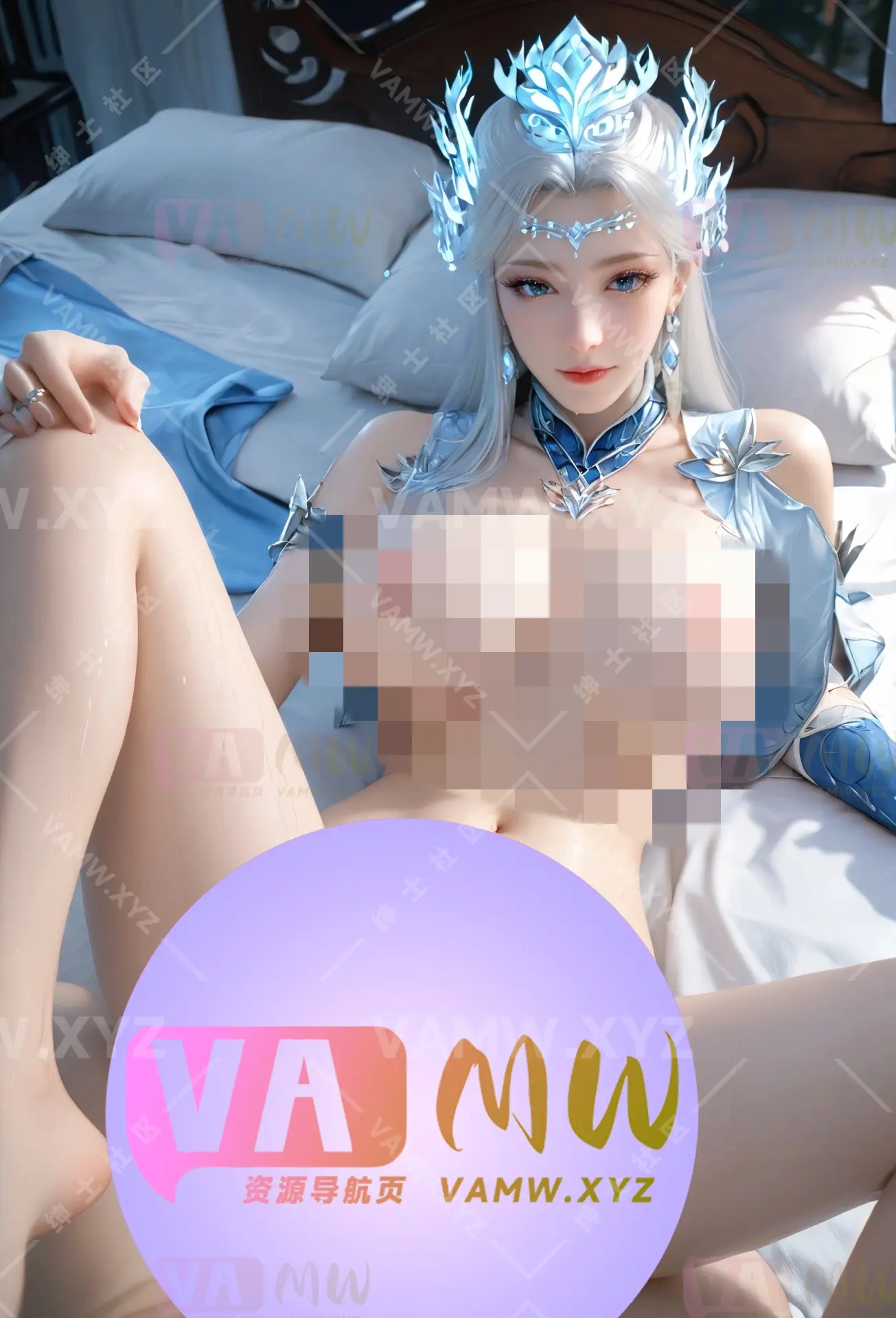 [AI绘画]宁雨蝶 瑟瑟 +蓝色内衣 横竖屏壁纸 HD310P+660 MB ai20250606181044003