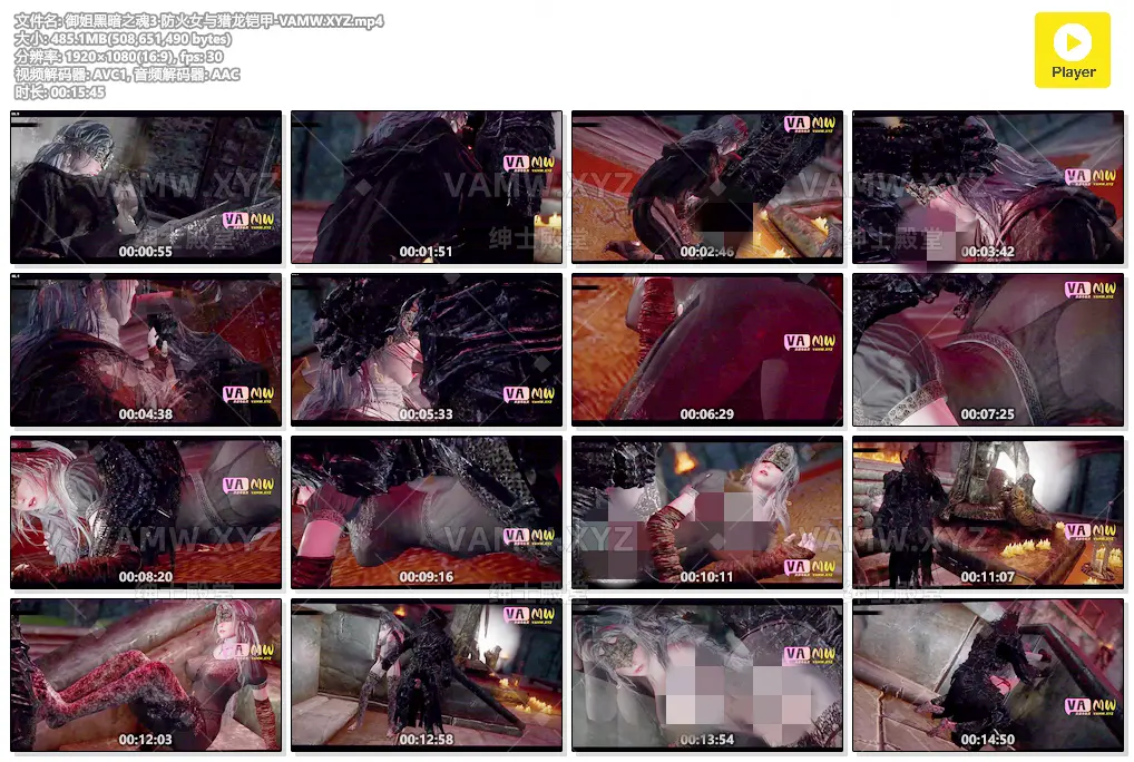 [大片] 御姐黑暗之魂3·防火女与猎龙铠甲 15分45