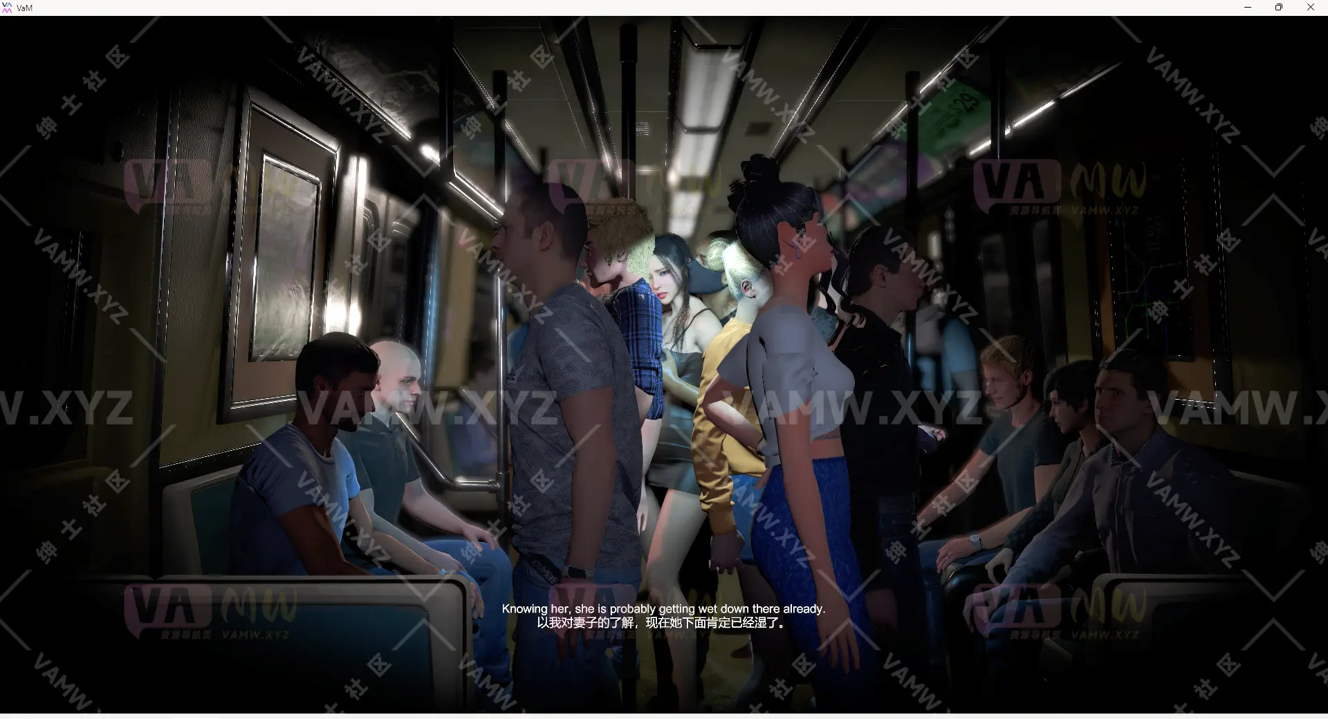 [VAM场景]真实女友游戏 ***剧情 VAMSOY.The_Subway_Stalker.2