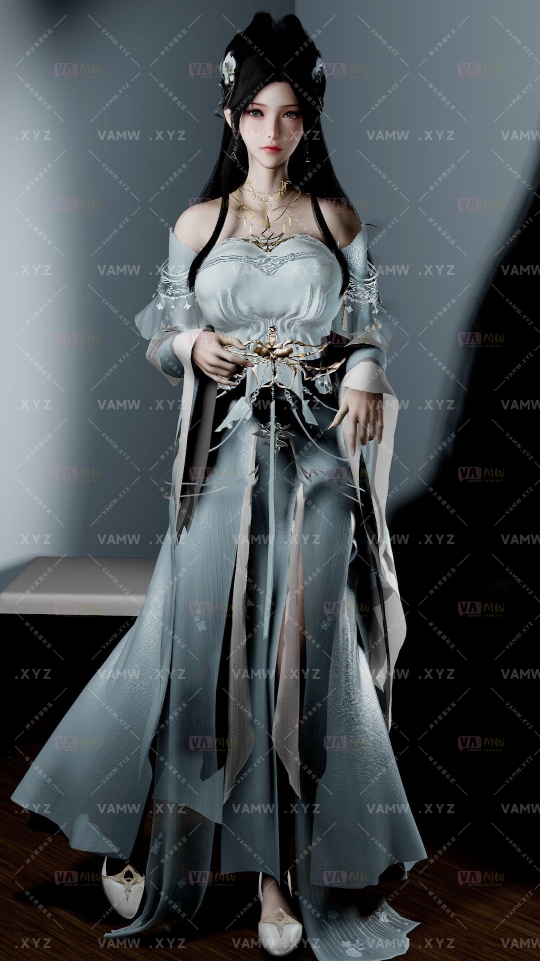 [VAM人物]真实女友游戏 完美世界 清漪XFprog.QingYi2-1.1