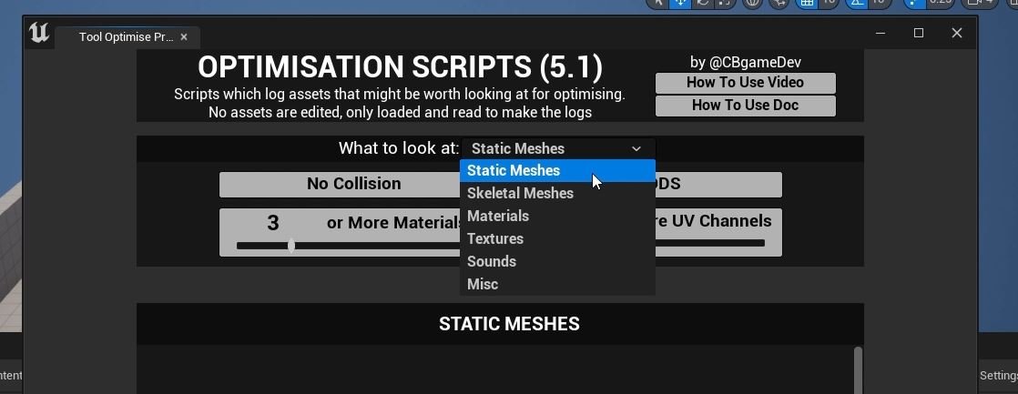 新的虚幻引擎工具：项目优化！